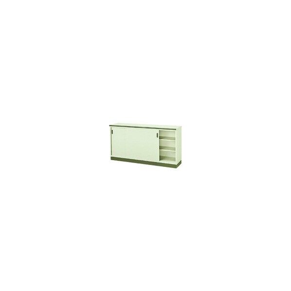 プラス 94504)SK ハイカウンター書庫型 SK-3560 LGY 1点