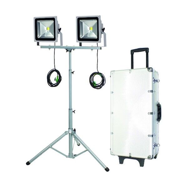 LED作業灯 50W 二灯式三脚BOX付