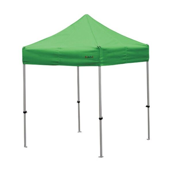 かんたんてんと 1.8m×1.8mスチール&アルミ複合フレーム 黄緑 KA/1W-YG 1点