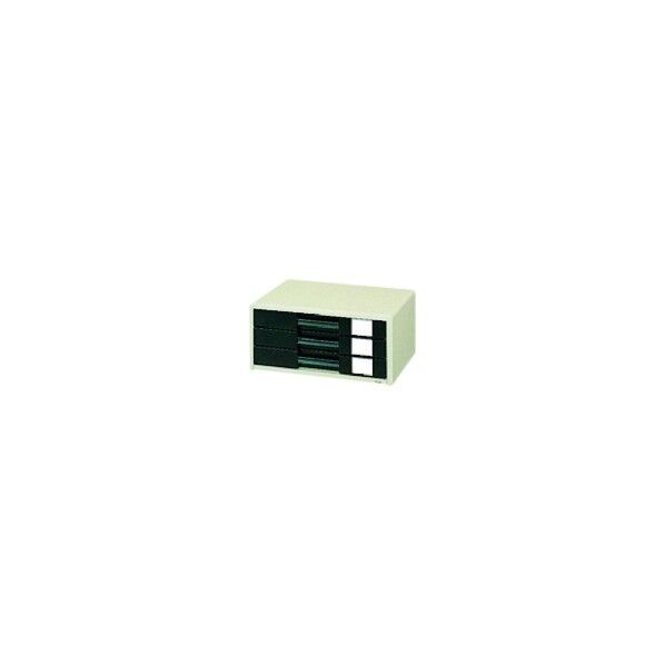 16048)レターケース A4横 エルグレー LC-203H 1点