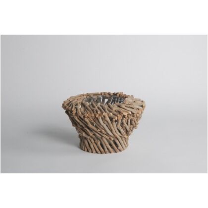 ビッグオーキッドポット D28+グラス Φ28×H16cm 692836 1