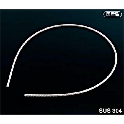 被覆ワイヤロープ 被膜:クリア透明 ワイヤ構成:7×7。長さ:100M HS-2041 1