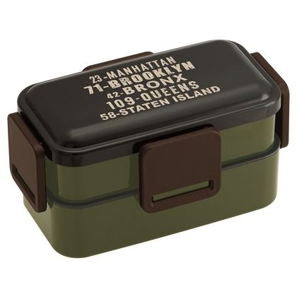 ブルックリン ふわっと弁当箱 2段 幅10.7×奥行9.8×高さ18.5cm PFLW9 1