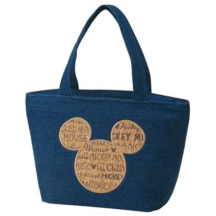 ミッキー ミツマル コルク×デニムランチバッグ S 幅30×奥行11.5×高さ19cm KBCO1 1