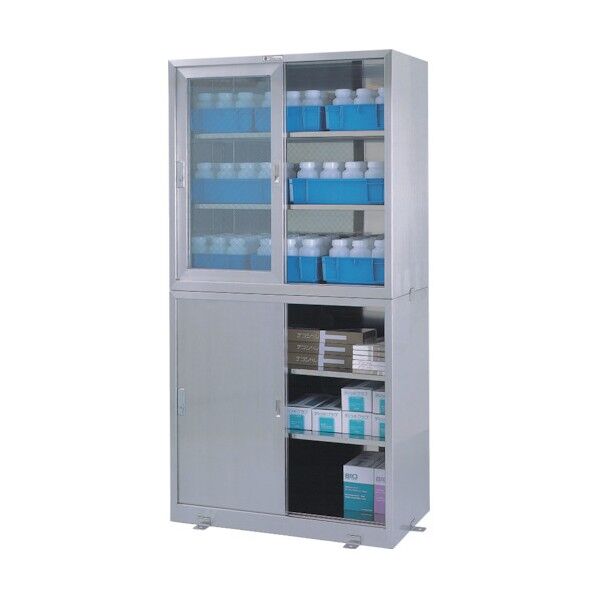 メディカルキャビネットAX-1(上下段セット) 10-1305-10 1点