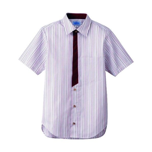 男女兼用半袖シャツ 4L BT-3123 エンジ SSY4007 1個