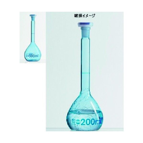 PURコーティングメスフラスコ 100mL 814-11-05-22 1点