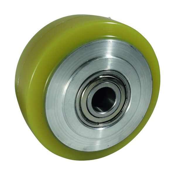 重荷重用ステンレス金具用ウレタン車輪 AUR150