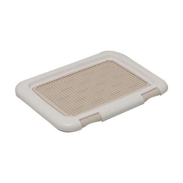 フチもれしにくいトレートレーニングペットトレーミルキーブラウン