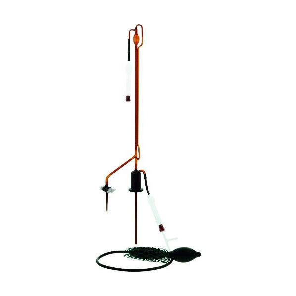 自動ビュレット スーパーグレード PTFEコック付 茶褐色 本体のみ 10mL 10ml 022530-101 1個