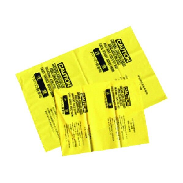 アスベスト廃棄用内袋 大サイズ(両面黄色) 8117-L 1点