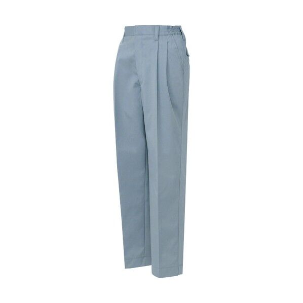 レディースシャーリングパンツ（2タック） 004グレー LL 893 1