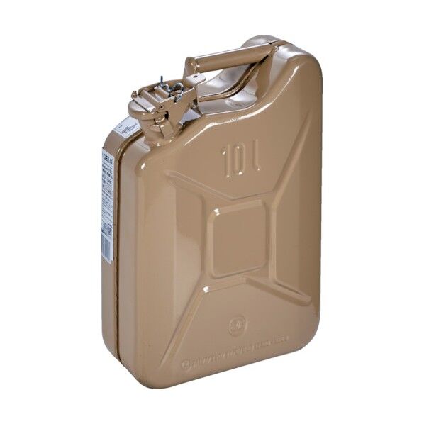 ガソリン携行缶 10L ジェリカン ベージュ 20553 1点
