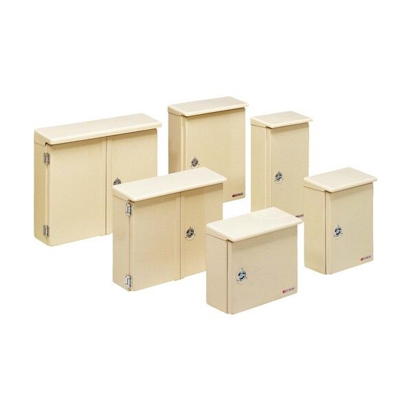 強化ボックス(FRP樹脂製防雨常設ボックス)屋根付〈タテ型〉