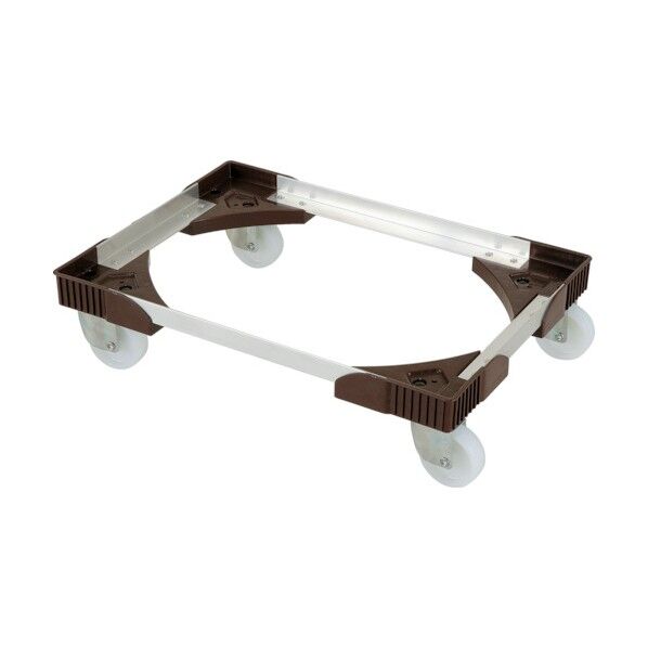 コンテナ台車 アルミアングルドーリー (エアーキャスターナイロン車仕様)