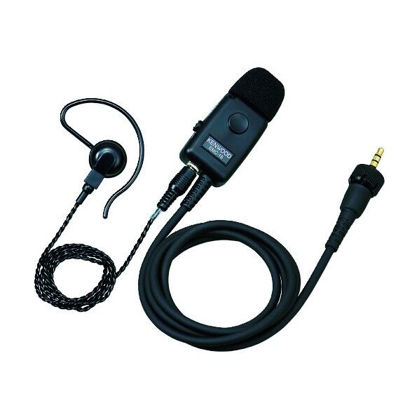 ケンウッドイヤホン付きクリップマイクロホン