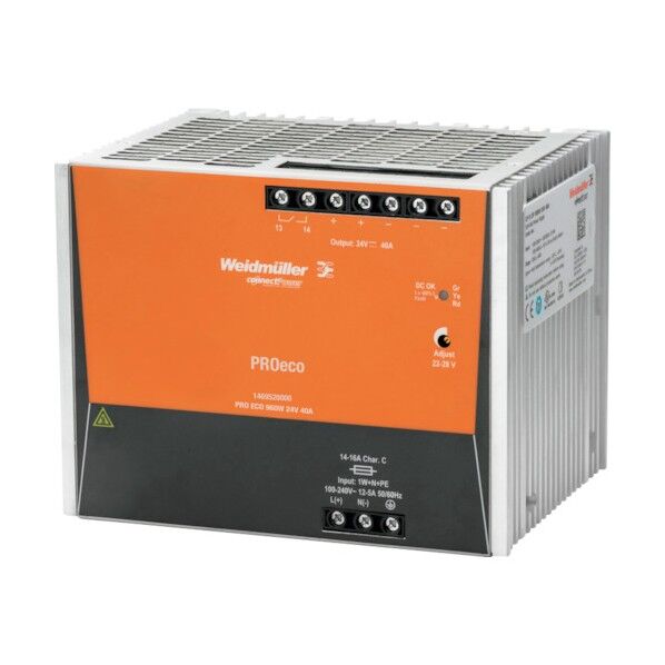 産業用単相スイッチング電源 PROeco 24∨ 40A 1469520000 PRO ECO 960W 24V 40A 1点