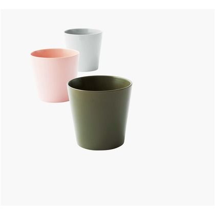 コニカルポット D20.5 ライトグレー Φ20.5xH20.5cm 955226 1