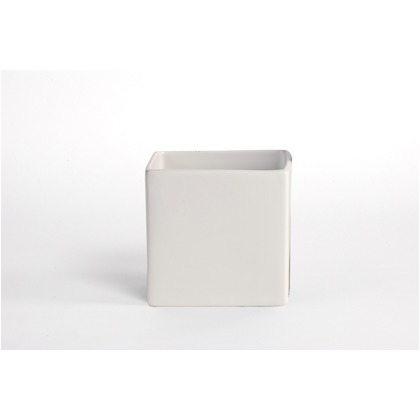 キューブポット　D16.5 ホワイト W16.5xD16.5xH17.5cm 955244 1