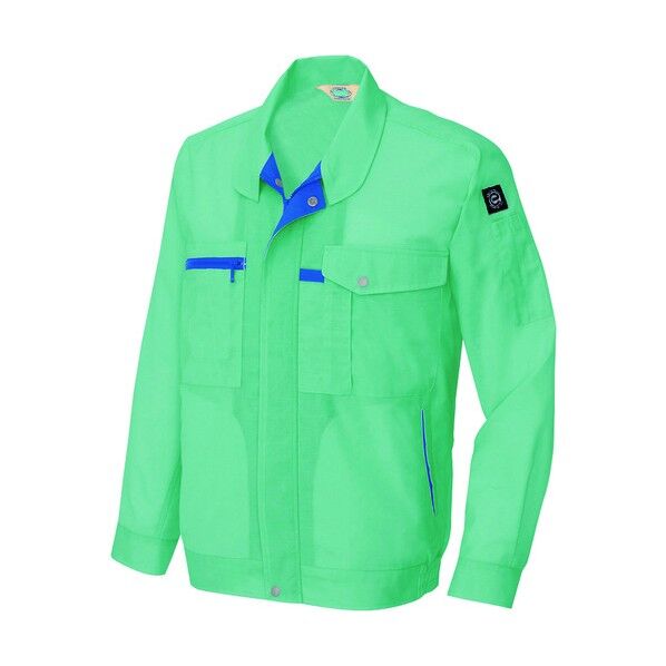 長袖サマーブルゾン(男女兼用) 024エメラルドグリーン LL 5360 1