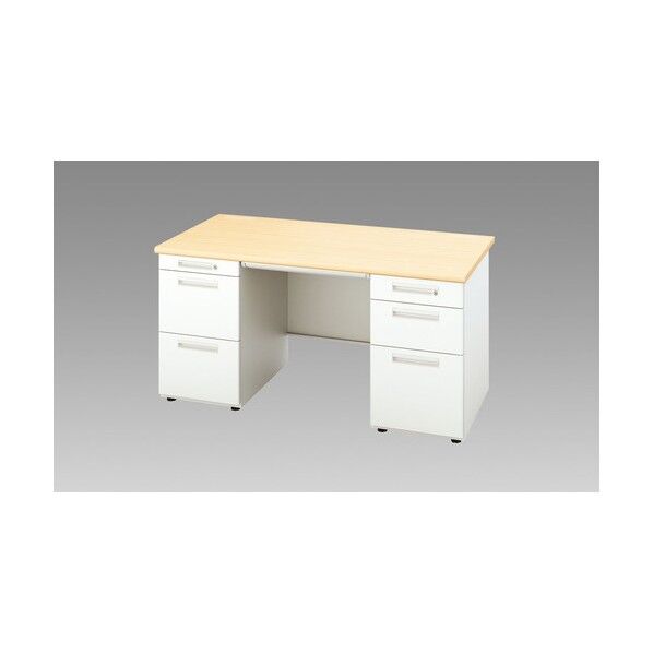 両袖デスク XED147BC-WS 1点