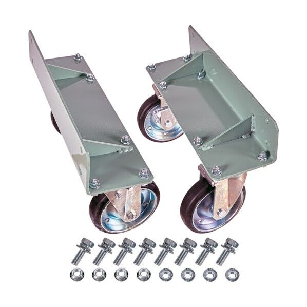 R3型中量ボルト式棚用キャスターユニット ゴムキャスター