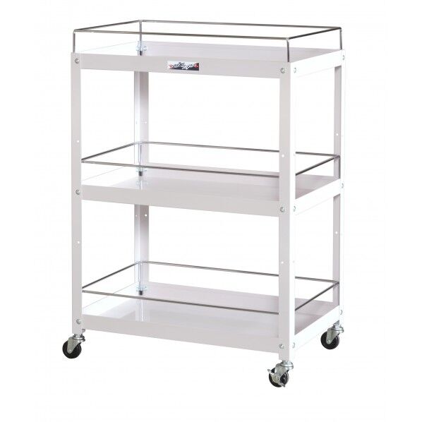 コンビニワゴン W600×D400×H870(キャスター込) WCF-3-P 1台