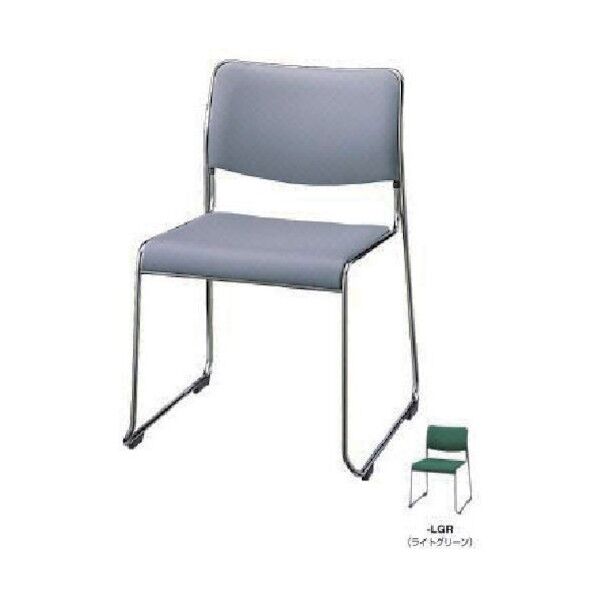 会議用チェアー E854F-LGR 1点