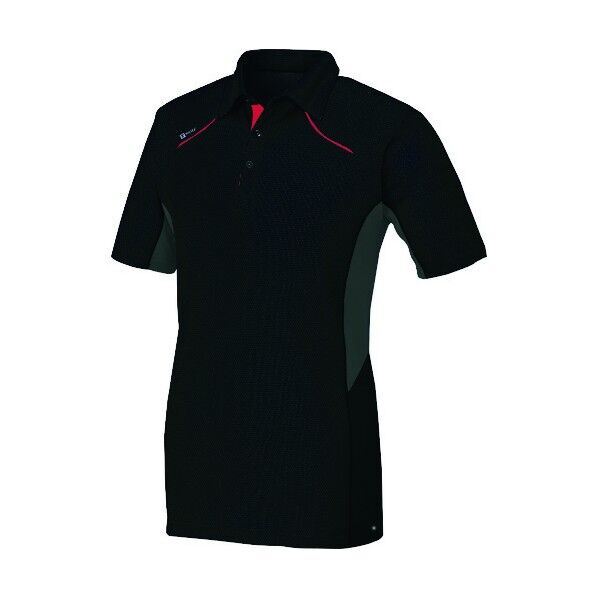 半袖ポロシャツ(男女兼用) 010ブラック L 551033 1