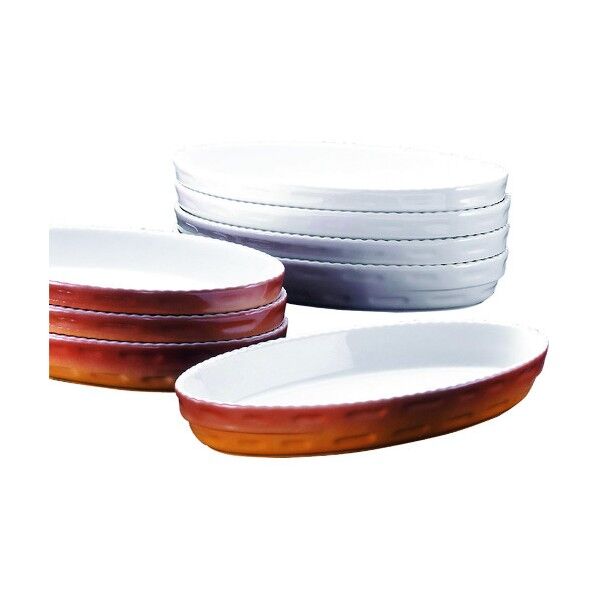 スタッキング 小判グラタン皿 カラー PC240-22 RLI8901 1個