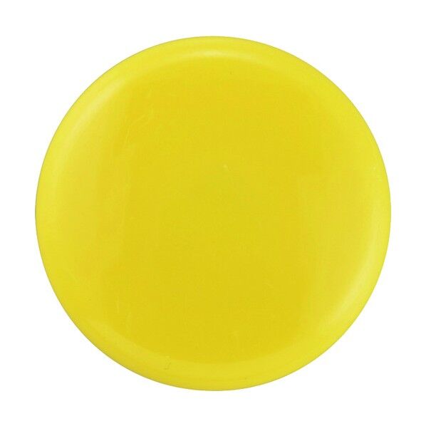 カラーマグネット(ボタン型タイプ)マグネ30 黄 30mmφ 312084 10個