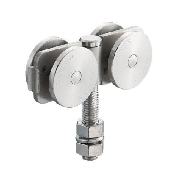 2号ステンレスドアハンガー用ベアリング複車フレキシブルタイプ 100 x 54 x 31 mm 2S-4WH-BN 1