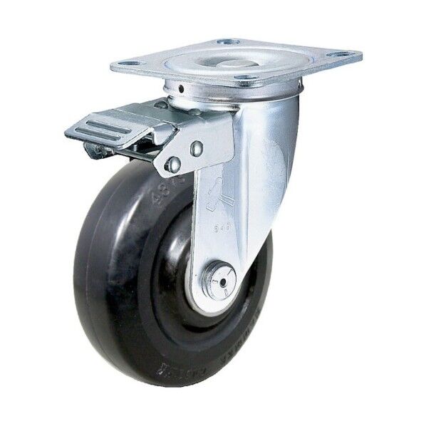 方向規制キャスター ゴム車