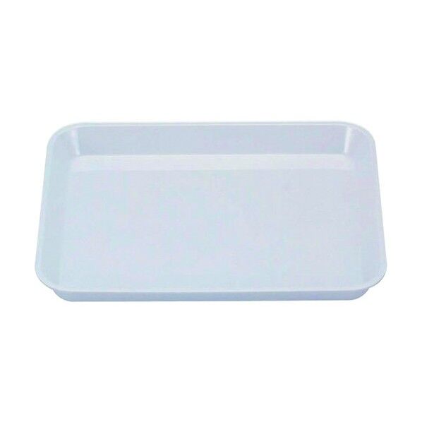 メラミン (大)デリカバット 白 B-1-83 尺1.5寸 白 尺1.5寸(大) ADLJ402 1個