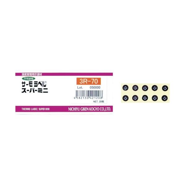 サーモラベルスーパーミニ3R-120 5-1012-09 1個