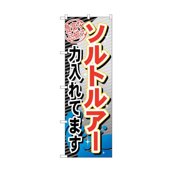 city のぼり旗 ソルトルアー力入れてます No.GNB-380 W600×H1800 6300013526 1点