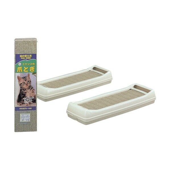 ニャンコの爪とぎアイボリー