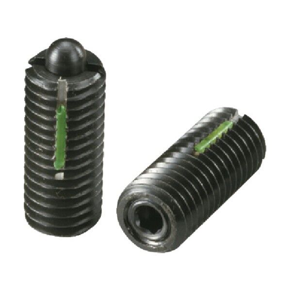 スプリングプランジャー(ロングロック付き) 軽荷重用 スチールピン