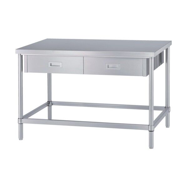 ステンレス作業台両面引出付四方枠 ADWZ-12090 1