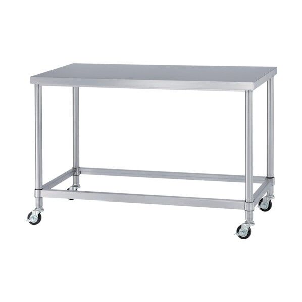 ステンレス作業台四方枠キャスター付 AZC-15090 1