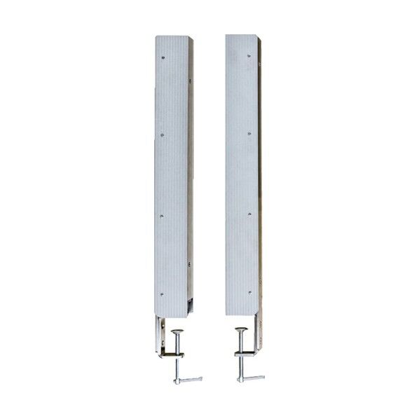 飛沫感染防止パーテーション クリアセーフ スプラッシュシールド ハイグレードタイプ 支柱のみ2本セット(シートの付属なし) 809B405 1点