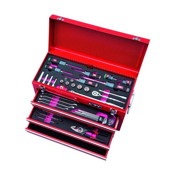 2019SK ラチェットコンビネーションレンチ採用スタンダードセット(発泡トレイタイプ) レッド 585 x 280 x 365 mm SK35119X 1セット