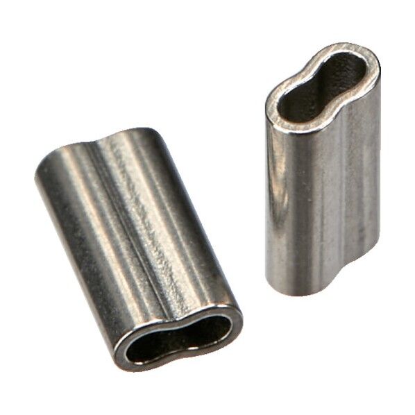 ワイヤロープ用ステンレススリーブ 2.0パイ用 SRB20S 2個