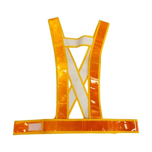 タスキ型安全ベスト(オレンジ) 5920006 1点
