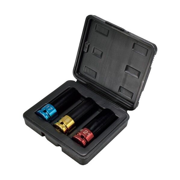 AP Q-Fit 1/2DR ホイール用インパクトソケット (3個組) 2002000034205 3点