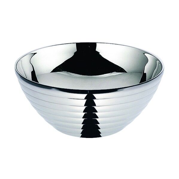 18-8 サラダボール/ライン(ダブル) 二重中空構造 20cm PSLL504 1個