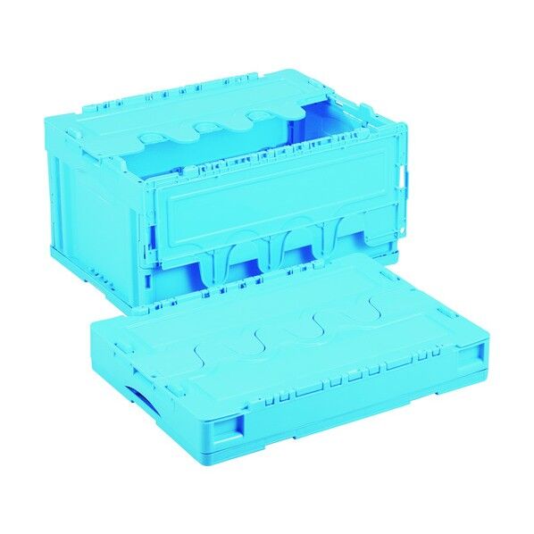 折りたたみコンテナー CF-S41NR 青 CF-S41NR-B 1点