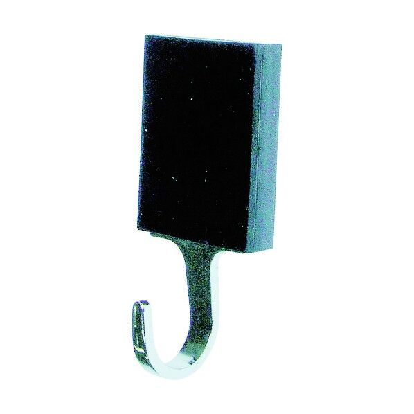 フックマグネットシリコンコーティング磁石(角タイプ・1個入)