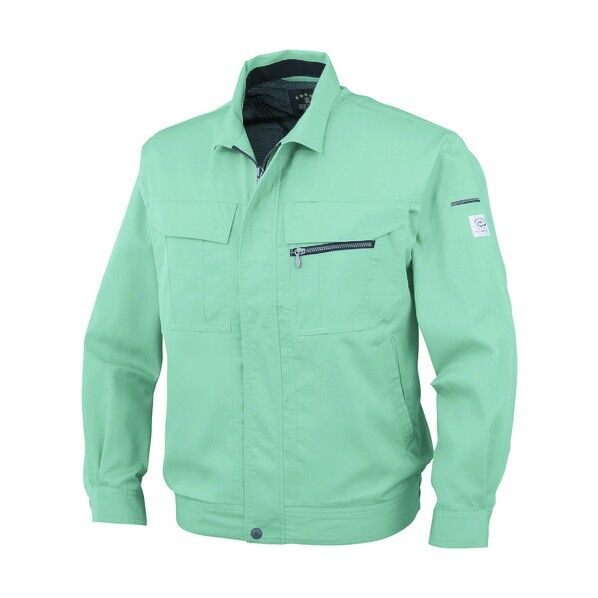 長袖ブルゾンA-4451 9 FグリーンM A-4451-9-M 1点