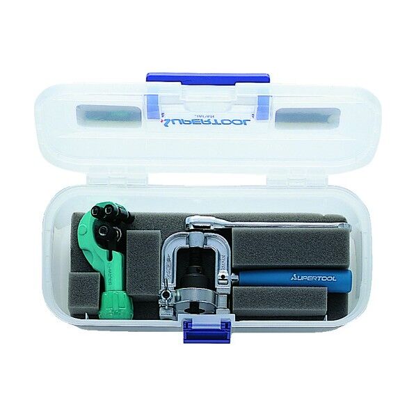 フレキ管ツバ出し工具(ラチェットハンドル式)・カッターセット